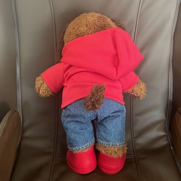 Build a bear puppy dog Hugs outfit Vday boots Plush - Picture 2 of 3